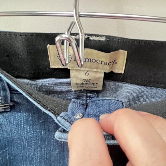 Democracy Ab‎ Technology Skyrise Ankle Skimmer  Jeans, Size 6 - Picture 3 of 5